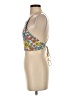 Zara Tan Sleeveless Blouse Size S - photo 5