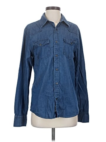 Guess Long Sleeve Button-Down Shirt (view 1)
