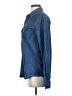 Guess 100% Cotton Blue Long Sleeve Button-Down Shirt Size S - photo 5