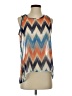 Olive and Oak 100% Polyester Blue Sleeveless Blouse Size S - photo 1