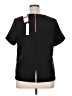 Gray LA 100% Polyester Black Short Sleeve Top Size XL - photo 2