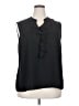 Kasper Black Sleeveless Blouse Size 2X - photo 1