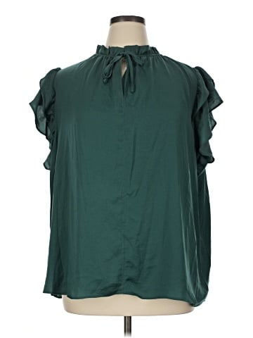 DKNY Jeans Short Sleeve Blouse (view 1)