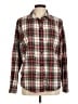 L.L.Bean Plaid Red Long Sleeve Button-Down Shirt Size M - photo 1