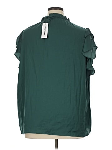 DKNY Jeans Short Sleeve Blouse (view 2)