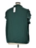 DKNY Jeans 100% Polyester Green Short Sleeve Blouse Size 1X - photo 2
