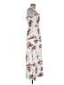Assorted Brands 100% Rayon Floral White Casual Dress Size M - photo 4