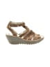 FLY London Tan Wedges Size EU 40 - photo 1