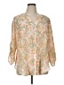 Ruby Rd. Orange 3/4 Sleeve Blouse Size 1X - photo 1