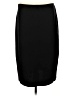 Eileen Fisher Solid Black Silk Skirt Size L - photo 2