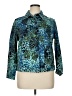 Draper's & Damon's Print Teal Jacket Size XL (petite) - photo 1