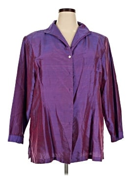 Avenue 3/4 Sleeve Silk Top (view 1)