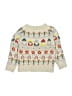 Hanna Andersson 100% Cotton Print Ivory Pullover Sweater Size 2T - photo 2