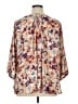 NYDJ 100% Polyester Floral Ivory 3/4 Sleeve Blouse Size 1X - photo 2