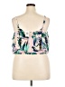 Torrid 100% Rayon Tropical Multi Color Pink Sleeveless Blouse Size 2X Plus (2) - photo 2