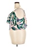 Torrid 100% Rayon Tropical Multi Color Pink Sleeveless Blouse Size 2X Plus (2) - photo 5