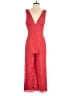 Lovers + Friends Hearts Red Jumpsuit Size M - photo 1