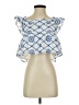 Shein 100% Polyester Blue Sleeveless Blouse Size 2 - photo 1