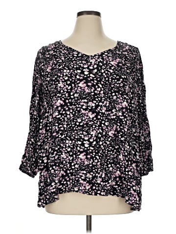 Terra & Sky 3/4 Sleeve Blouse (view 1)