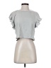 Zara Gray Short Sleeve Top Size S - photo 1