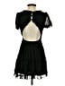 Justify 100% Polyester Black Cocktail Dress Size S - photo 2