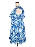 Sugarlips Print Blue Cocktail Dress Size 2X - photo 5