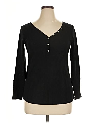 Adore Me Long Sleeve Henley (view 1)