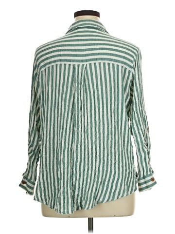 Jane and Delancey Long Sleeve Button-Down Shirt (view 2)
