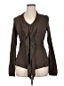 Transit Par-Such Brown Long Sleeve Blouse Size 16 - photo 1