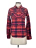 Stio 100% Cotton Plaid Red Long Sleeve Button-Down Shirt Size XS - photo 1