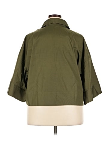 Banana Republic 3/4 Sleeve Button-Down Shirt (view 2)