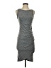 Leith Solid Gray Casual Dress Size XS - photo 1