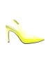 Wild Pair Yellow Heels Size 7 1/2 - photo 1