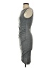 Leith Solid Gray Casual Dress Size XS - photo 5
