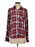 Rails 100% Rayon Plaid Red Long Sleeve Button-Down Shirt Size S - photo 1