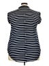 Roz & Ali 100% Polyester Blue Sleeveless Blouse Size 2X - photo 2