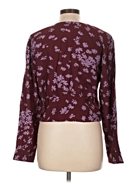 Madewell V-Neck Button-Front Shirt (view 2)