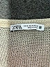Zara 100% Polyester Tan Short Sleeve Turtleneck Size S - photo 7