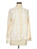Universal Thread 100% Cotton Stripes Ivory Long Sleeve Button-Down Shirt Size M - photo 1