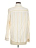 Universal Thread 100% Cotton Stripes Ivory Long Sleeve Button-Down Shirt Size M - photo 2