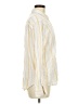 Universal Thread 100% Cotton Stripes Ivory Long Sleeve Button-Down Shirt Size M - photo 4