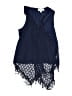 Speechless 100% Polyester Blue Sweater Vest Size 12 - photo 1