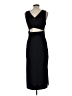 Roxy Solid Black Cocktail Dress Size L - photo 2