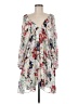 Socialite 100% Polyester Floral Ivory Casual Dress Size M - photo 1
