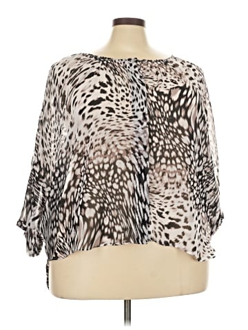 Jennifer Lopez 3/4 Sleeve Blouse (view 1)