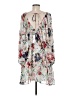 Socialite 100% Polyester Floral Ivory Casual Dress Size M - photo 2