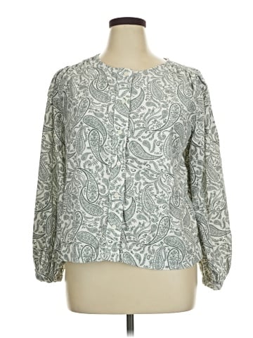 Ann Taylor LOFT 3/4 Sleeve Blouse (view 1)