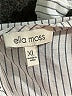 Ella Moss Stripes Multi Color Silver Sleeveless Blouse Size XL - photo 7