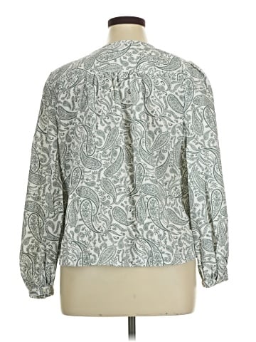Ann Taylor LOFT 3/4 Sleeve Blouse (view 2)