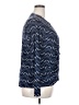 Lane Bryant Chevron-herringbone Blue Long Sleeve Blouse Size 22 - 24 Plus - photo 4
